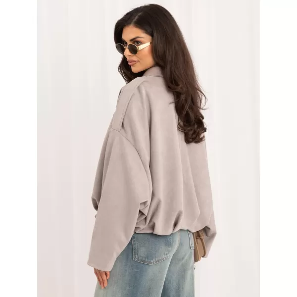  Dámská bunda ITALY MODA MI-KR-A273616.73 GRAY 
