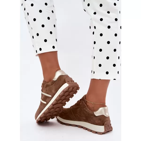  Dámské tenisky D&A LR62-7101 BEIGE 