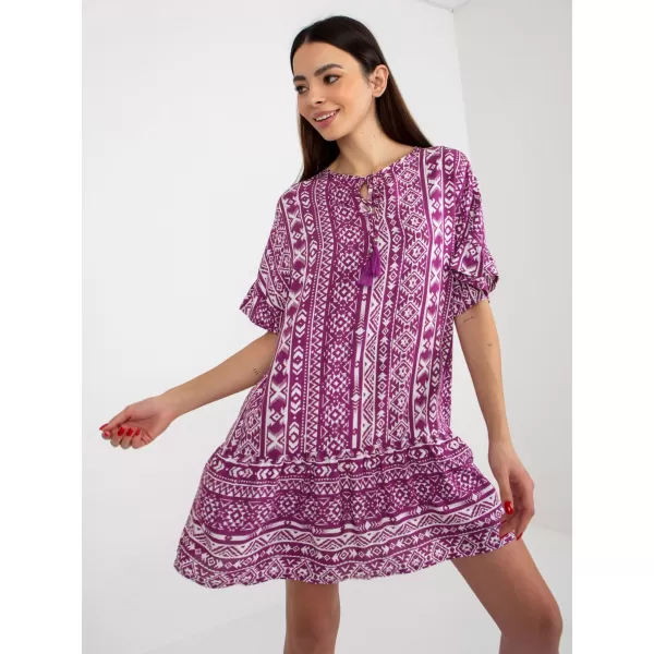  Dámské šaty SUBLEVEL D73771M30306C VIOLET 