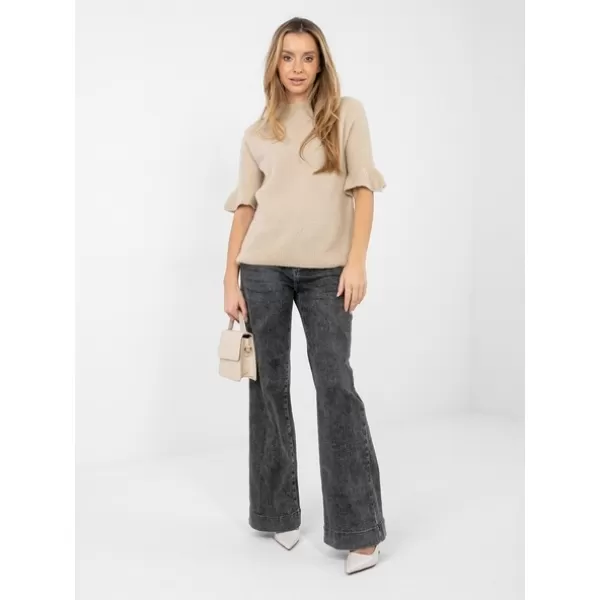  Dámský svetr ITALY MODA MI-SW-1901.66 BEIGE 