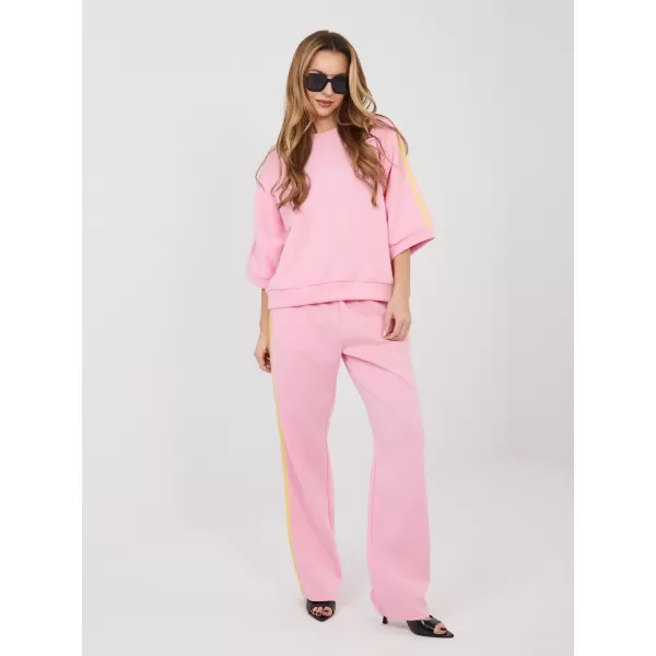 Dámská tepláková souprava RUE PARIS IT-KMPL-22215.77 PINK 
