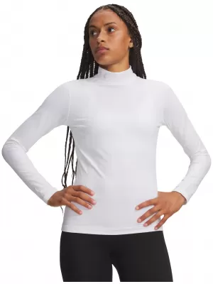 Dámské triko UNDER ARMOUR UA COLDGEAR MOCK 6013665-100 BÍLÁ
