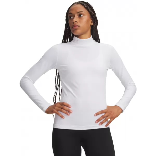  Dámské triko UNDER ARMOUR UA COLDGEAR MOCK 6013665-100 BÍLÁ 