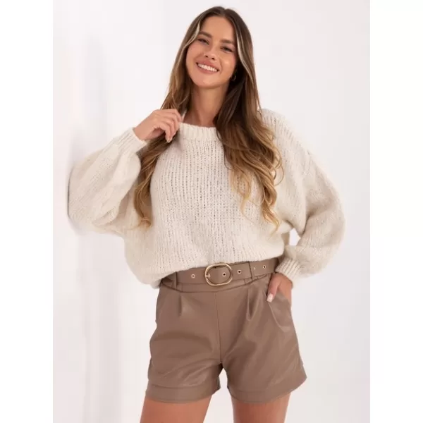  Dámské kraťasy RUE PARIS IT-SN-FL8701.97 DARK BEIGE 