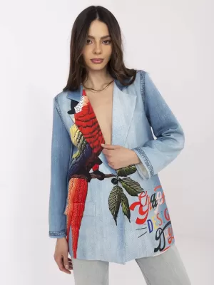 Dámské sako ITALY MODA DHJ-MA-18525-33.18 BLUE