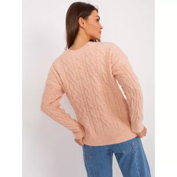  Dámský svetr WOOL FASHION ITALIA AT-SW-2335-1.68P PEACH 