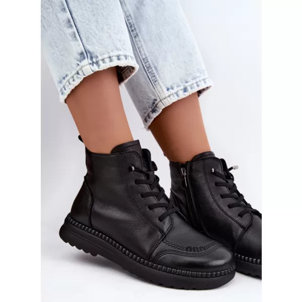  Dámské kotníkové boty VINCEZA 107249 BLACK 