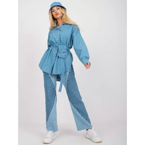  Dámská košile RUE PARIS RO-KS-GMK-2303.44 BLUE 