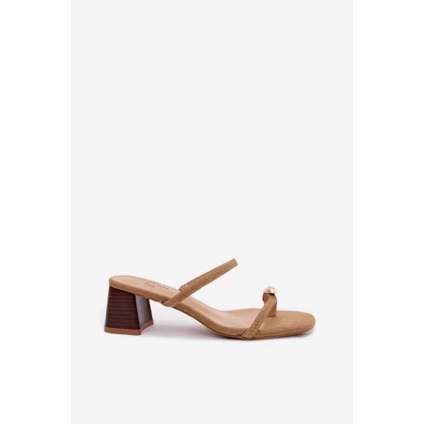  Dámské pantofle BOTO 22-391 KHAKI 