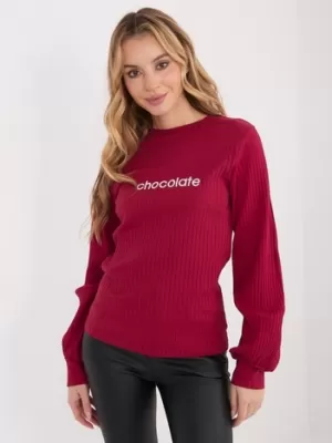 Dámská halenka RUE PARIS RV-BZ-A1051.96 BURGUNDY