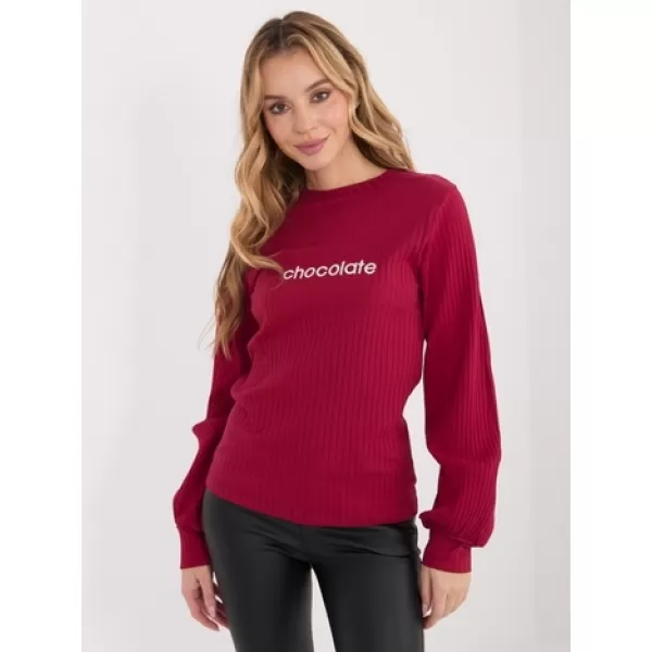  Dámská halenka RUE PARIS RV-BZ-A1051.96 BURGUNDY 