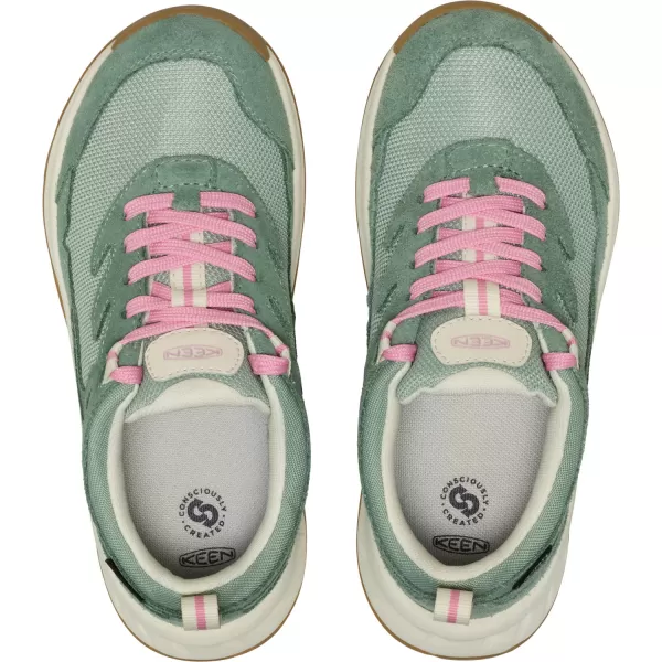  Dětské turistické boty KEEN HIGHTRAIL WP YOUTH LILY PAD/CASHMERE ROSE 