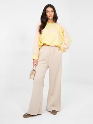 Dámská tepláková souprava RUE PARIS IT-KMPL-22227.85 BEIGE