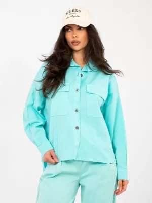Dámská košile ITALY MODA IT-KS-FL9968.48 TURQUOISE