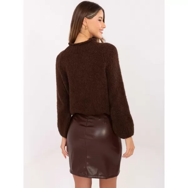  Dámský svetr ITALY MODA MI-SW-1311.31 BROWN 