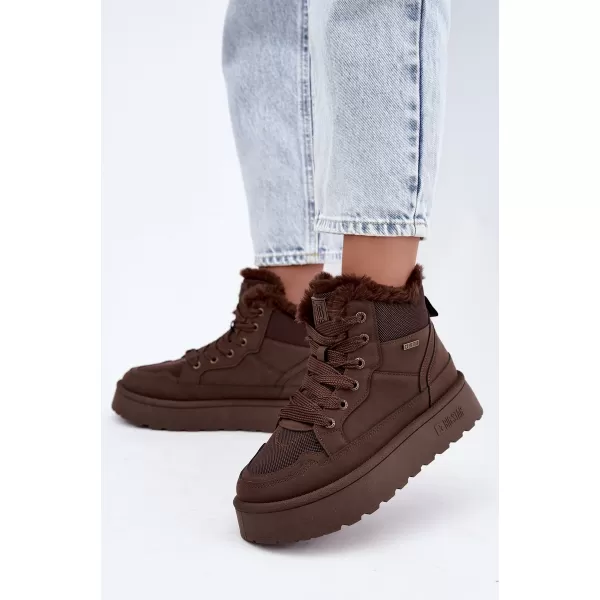 Dámské boty BIG STAR SHOES UU274168 BROWN/BEIGE SHADOWS 