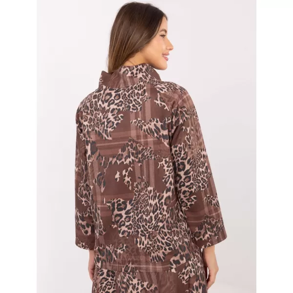  Dámská mikina ITALY MODA IT-BL-21613-5.12 DARK BEIGE 