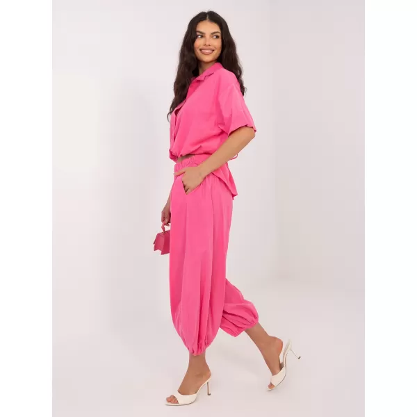  Dámské kalhoty ITALY MODA IT-SP-FL10309-1.91 DARK PINK 