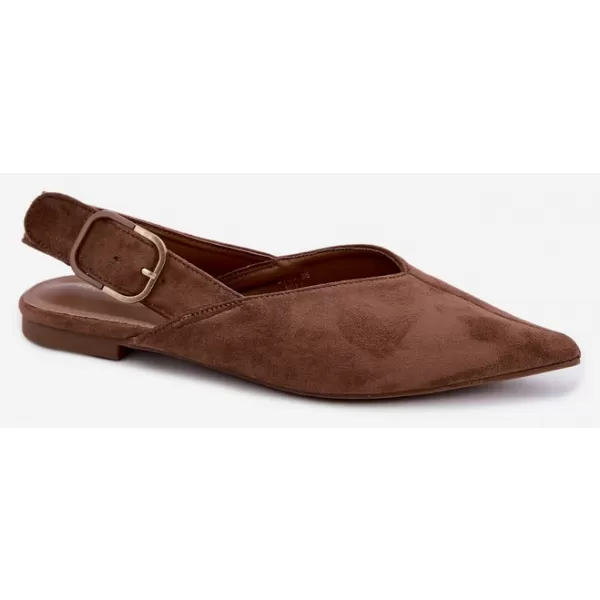  Dámské baleríny BOTO 9755 LIGHT BROWN 