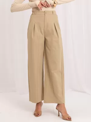 Dámské kalhoty ITALY MODA IR-SP-YV054B.24 BEIGE