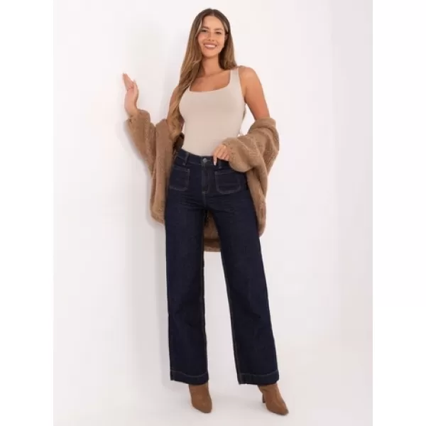  Dámské kalhoty SUBLEVEL D80018BB62456D298 NAVY 