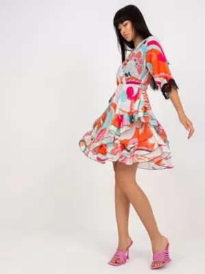 Dámské šaty ITALY MODA DHJ-SK-0997-2.34X ORANGE