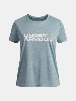 Dívčí triko UNDER ARMOUR TECH TWIST WDMK LOGO SS 6007134-466 MODRÁ