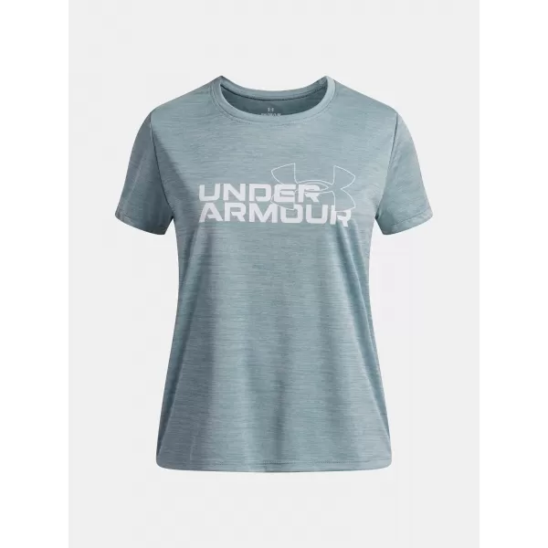  Dívčí triko UNDER ARMOUR TECH TWIST WDMK LOGO SS 6007134-466 MODRÁ 
