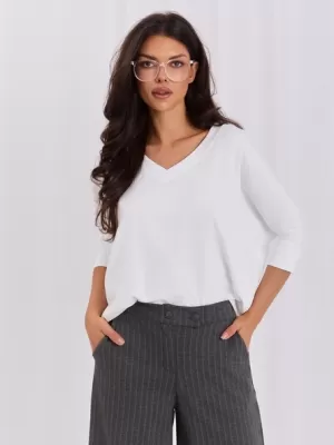 Dámská halenka RUE PARIS RV-BZ-A1186.89 WHITE