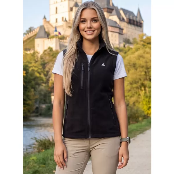  Dámská fleece vesta ALTISPORT ALW002525 ČERNÁ 