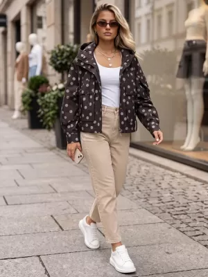 Dámská bunda DSTREET HNĚDÁ