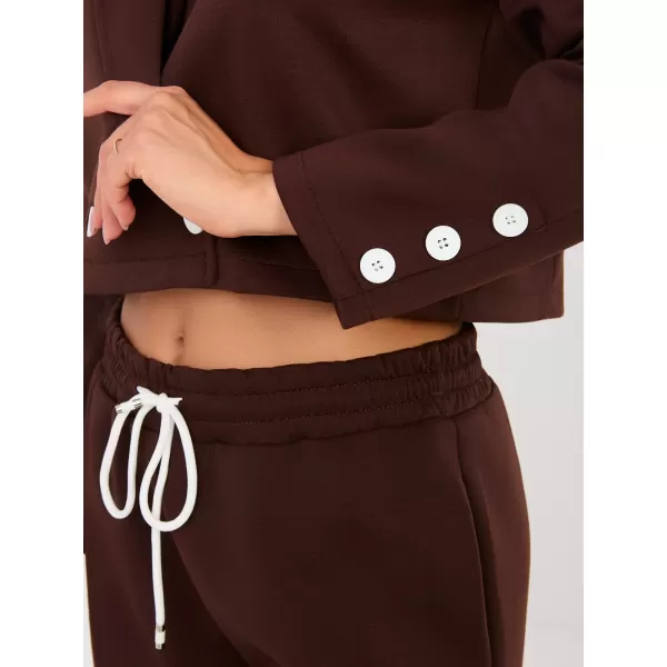  Dámský komplet RUE PARIS IT-KMPL-22202.89 BROWN 