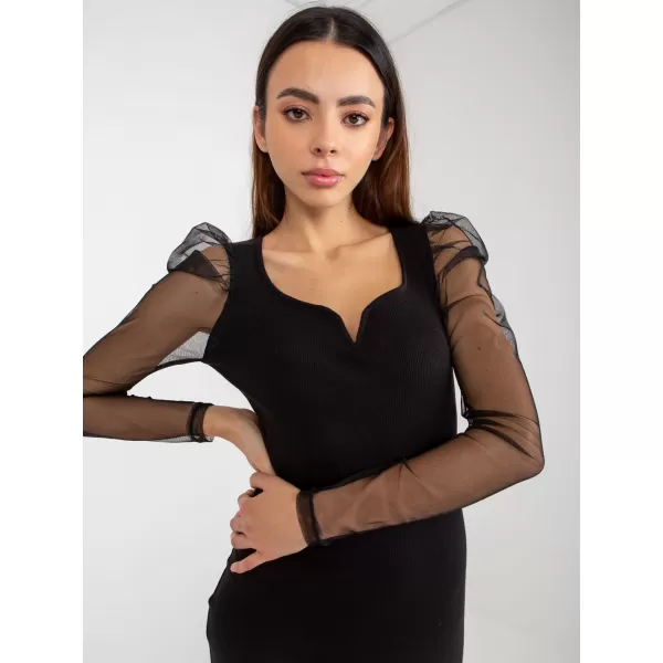  Dámská halenka OCH BELLA TW-BZ-OB-047.45P NOIRE 