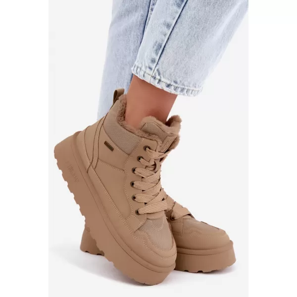  Dámské sněhule BIG STAR SHOES UU274166 BEIGE 