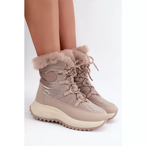  Dámské sněhule BIG STAR SHOES UU274221 BEIGE 
