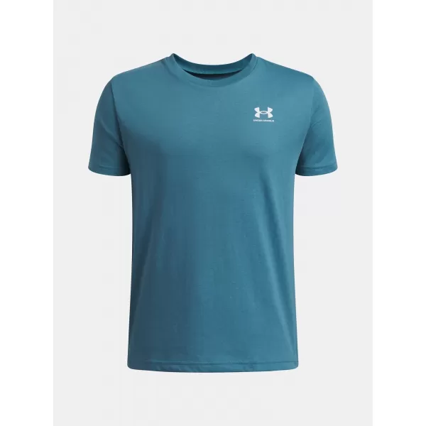  Chlapecké triko UNDER ARMOUR B SPORTSTYLE LC SS 1389962-466 MODRÁ 