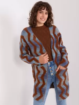 Dámský svetr WOOL FASHION ITALIA AT-SW-234701.34 DARK BLUE
