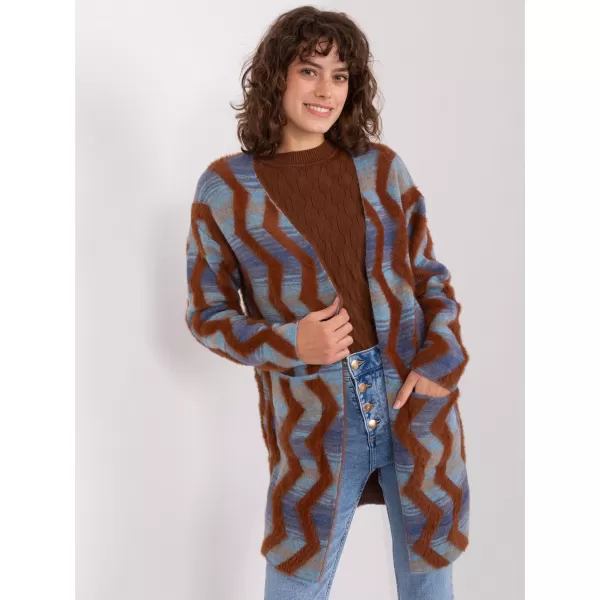 Dámský svetr WOOL FASHION ITALIA AT-SW-234701.34 DARK BLUE 