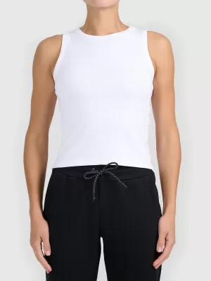 Dámské tílko 4F 4FWMM00TSLEF299 WHITE