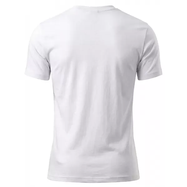  Pánské triko 4F 4FWMM00TTSHM3339 WHITE 