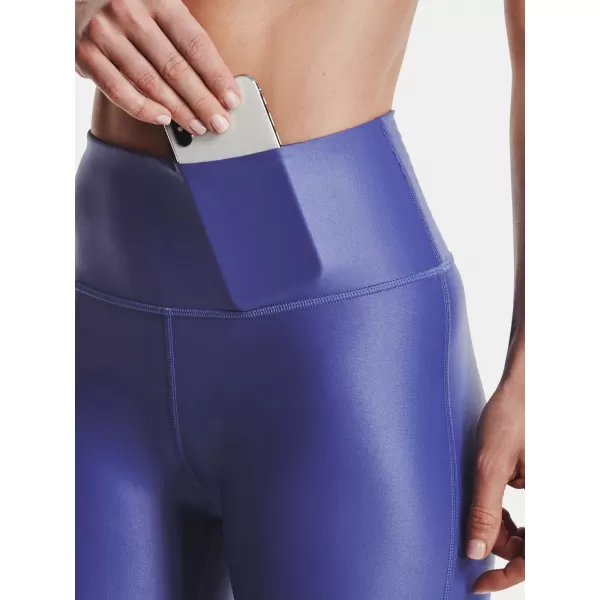  Dámské kompresní legíny UNDER ARMOUR ISO CHILL 7/8 LEG NS 1361023-561 FIALOVÁ 