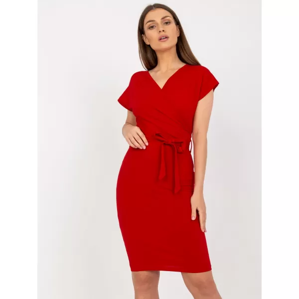 Dámské šaty RUE PARIS RV-SK-8018.91 RED 
