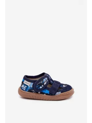 Dětské barefoot bačkory MILAMI BF10/BR-31 BLUE