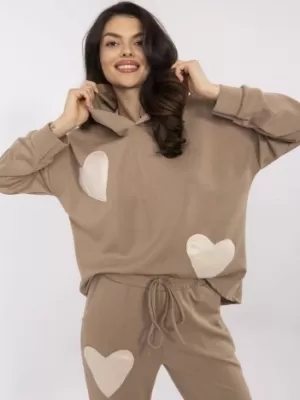 Dámský set ITALY MODA MI-KMPL-M61431.68P DARK BEIGE