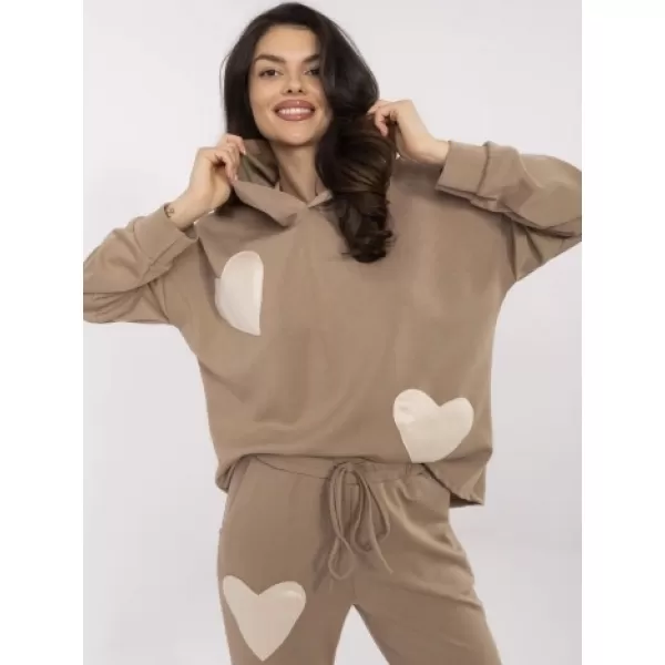  Dámský set ITALY MODA MI-KMPL-M61431.68P DARK BEIGE 