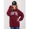 Dámská mikina FACTORY PRICE WT-BL-A1062.29 BURGUNDY