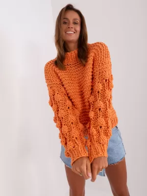 Dámský svetr WOOL FASHION ITALIA AT-SW-2382.97P ORANGE