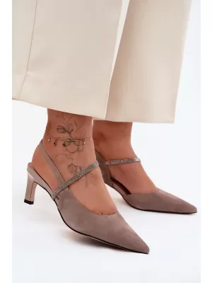 Dámské sandály D&A CR61-3048 BEIGE