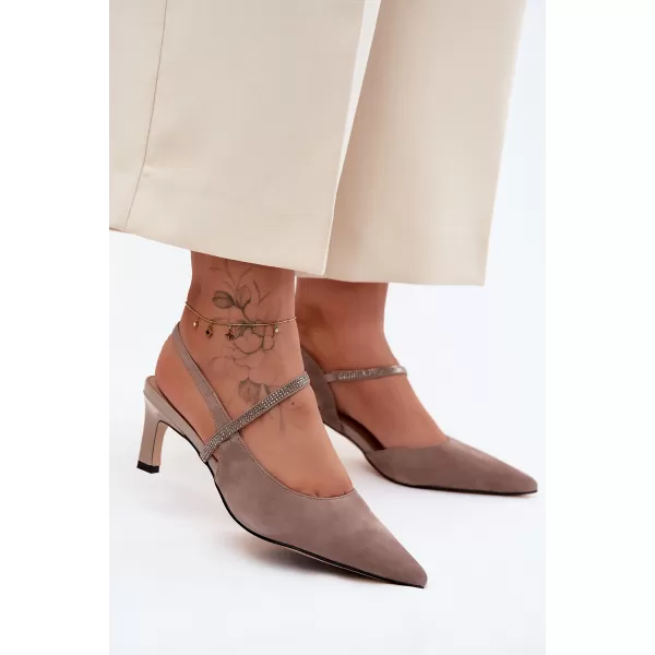  Dámské sandály D&A CR61-3048 BEIGE 