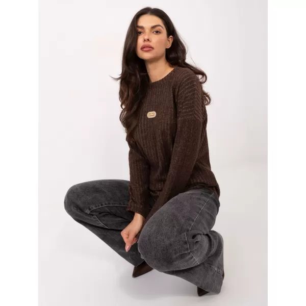  Dámský svetr RELEVANCE RV-SW-A1026.52 BROWN 